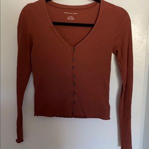 Long sleeve crop top